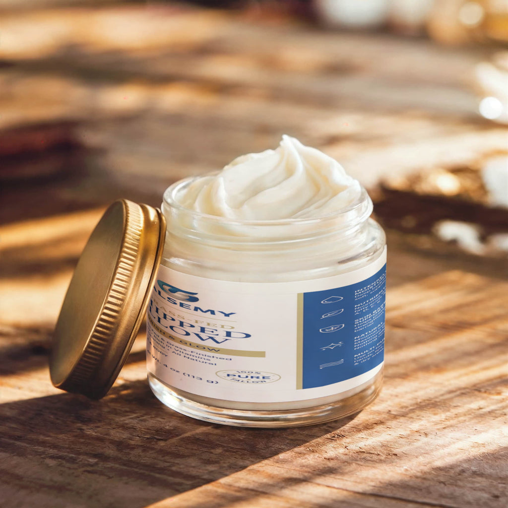 Whipped Grass-Fed Tallow Balm with Vanilla Bean