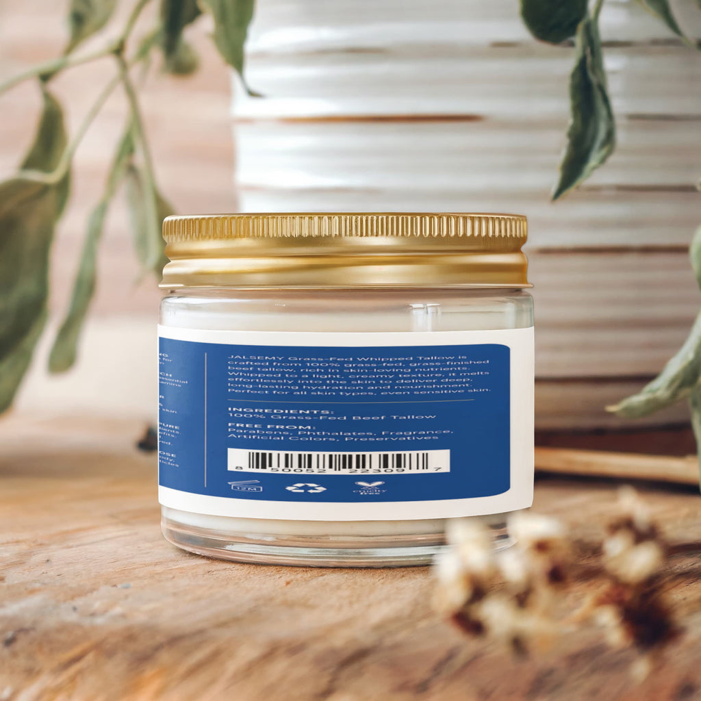 Whipped Grass-Fed Tallow Balm with Vanilla Bean
